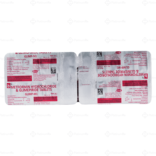 Glimp M 1/500mg Tablet 10s