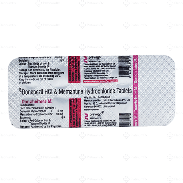 Donzheimer M 5/10mg Tablet 10s
