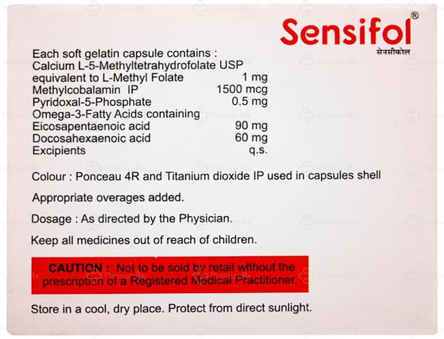 Sensifol Soft Gelatin Capsule 15s