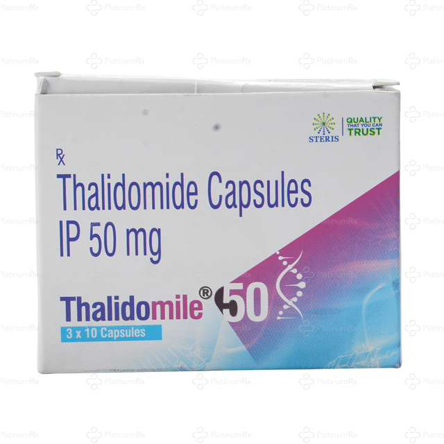Thalidomile 50mg Capsule 10s