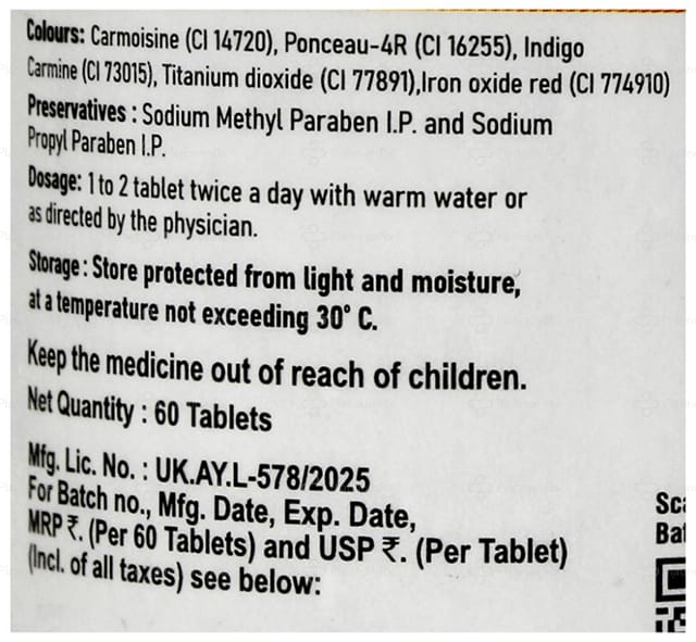 Spermax Tablet 60s