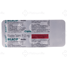 Bilacip 20mg Tablet 10s
