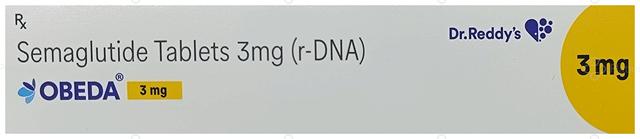 Obeda 3mg Tablet 10s