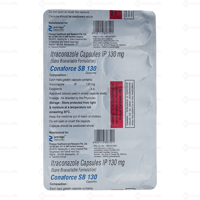 Conaforce SB 130mg Capsule 10s