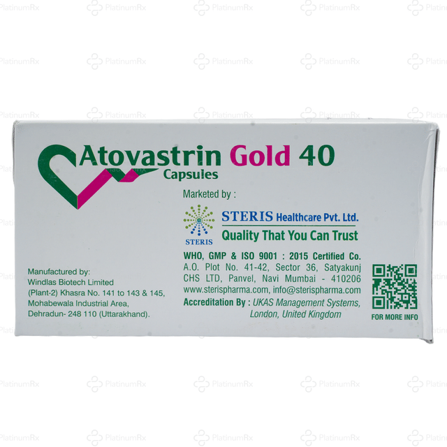Atovastrin Gold 75/40/75mg Capsule 15s