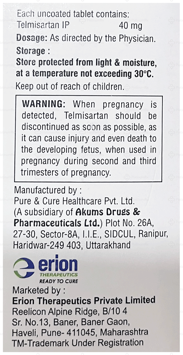 Teratel 40mg Tablet 15s