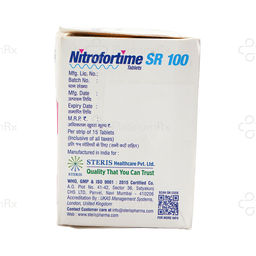 Nitrofortime SR 100mg Tablet 15s
