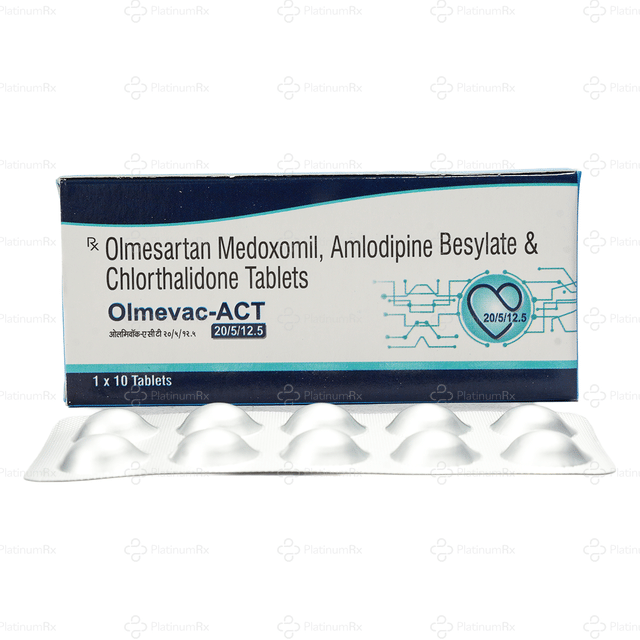 Olmevac ACT 20/5/12.5mg Tablet 10s