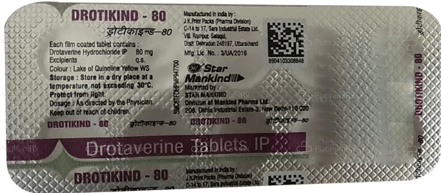 Drotikind 80mg Tablet 10s