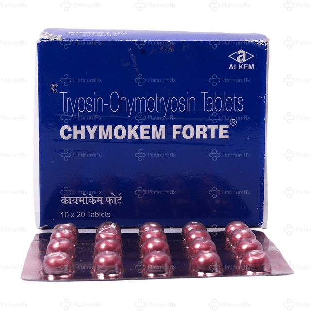 Chymokem Forte 100000AU Tablet 20s