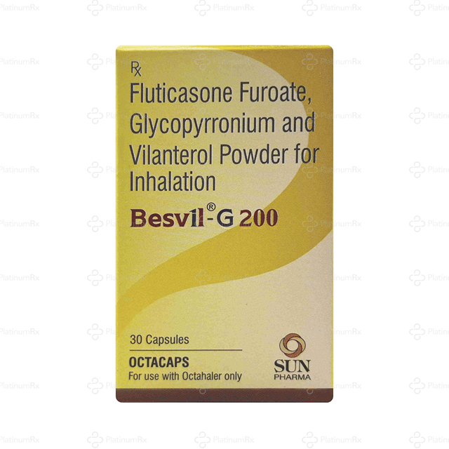 Besvil G 200/50/25mcg Capsule 30s
