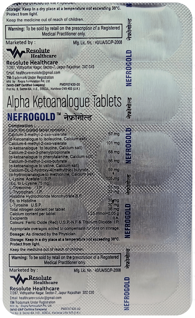 Nefrogold Tablet 10s