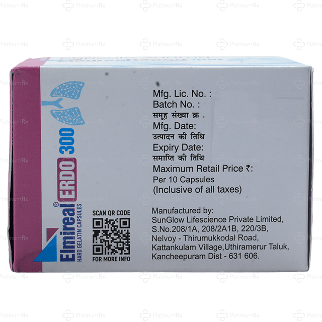Elmireal ERDO 300mg Capsule 10s