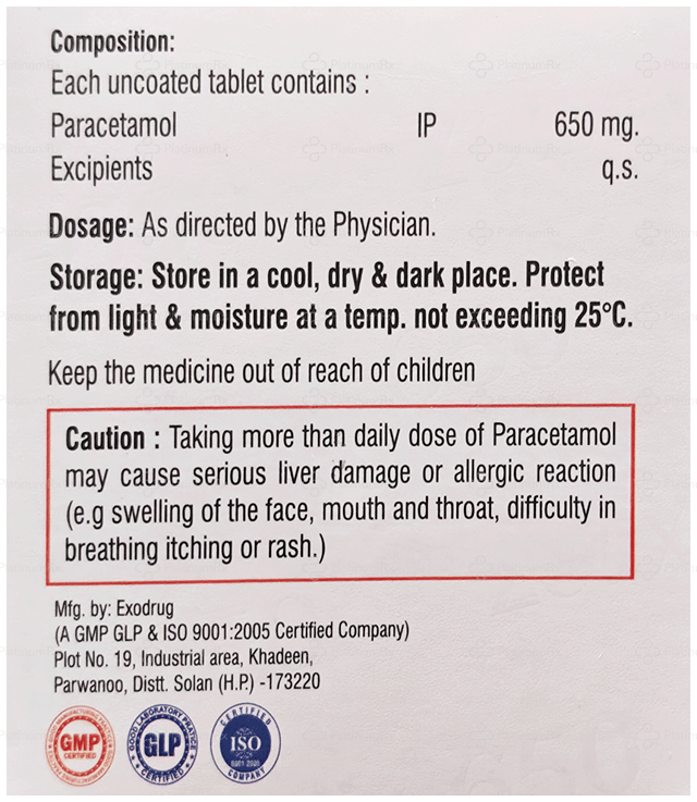 Zolix 650mg Tablet 15s