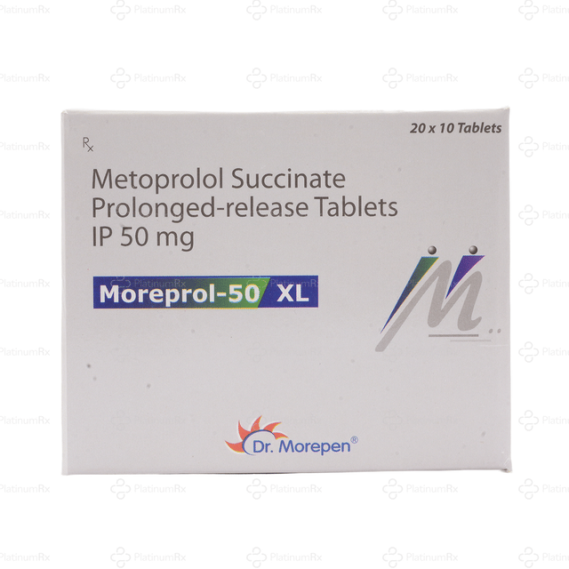 Moreprol 50mg XL Tablet PR 10s