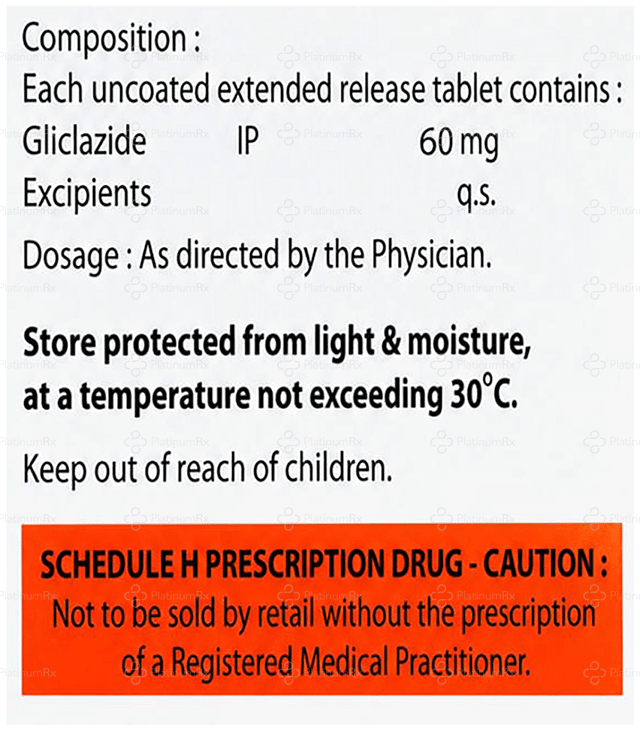 Glygis 60mg Tablet ER 10s