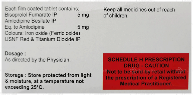 BisoFeel AM 5/5mg Tablet 10s