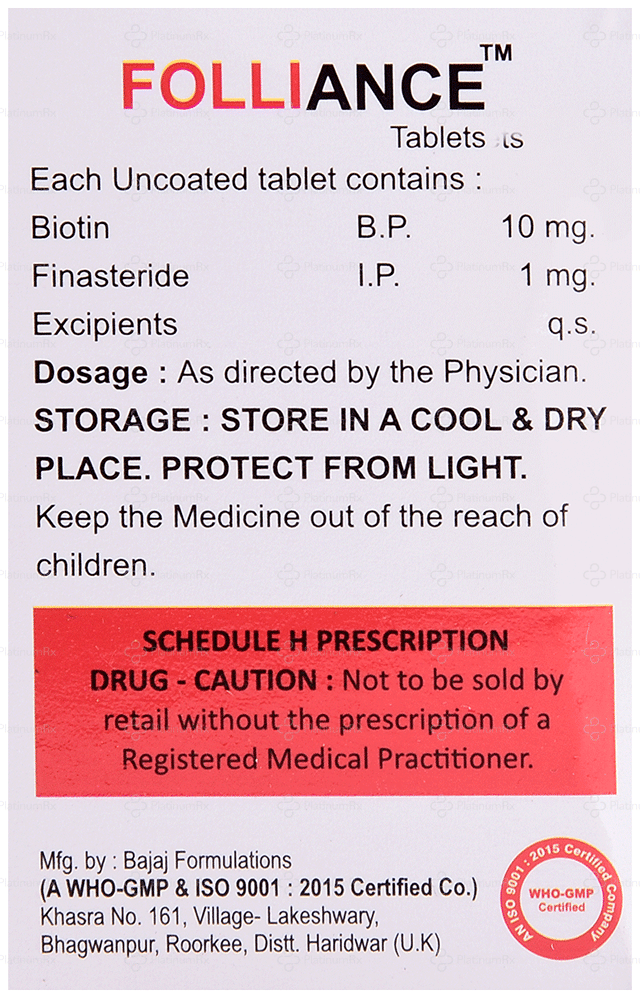 Folliance 1mg/10000mcg Tablet 10s