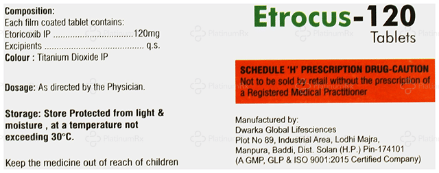 Etrocus 120mg Tablet 10s