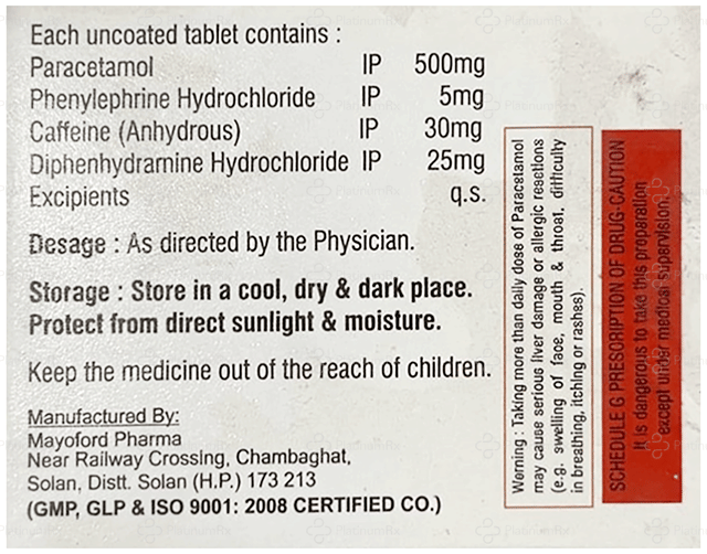 Anrest Cold Tablet 10s