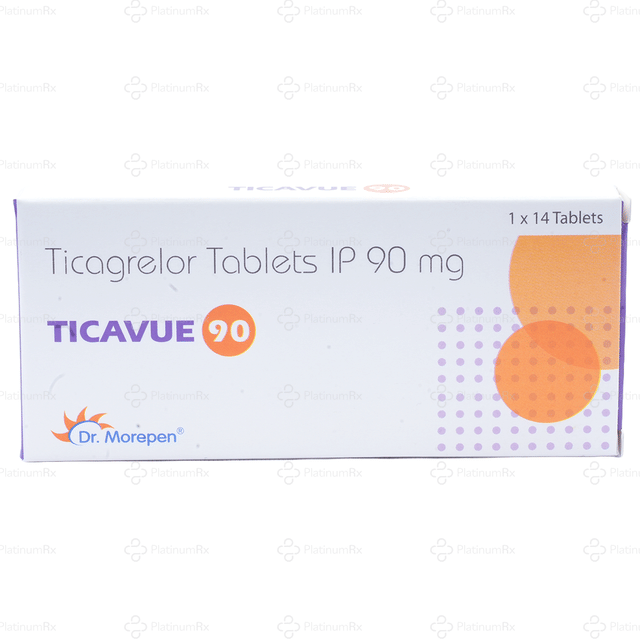 Ticavue 90mg Tablet 14s