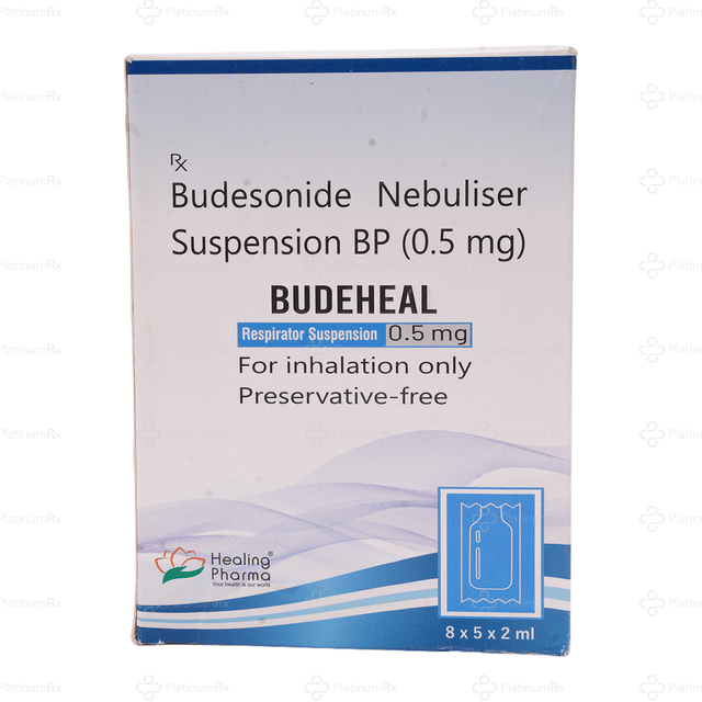 Budeheal 0.5mg Respirator Suspension Respule 5X2ml