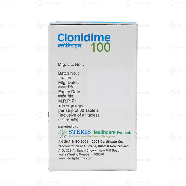 Clonidime 100mcg Tablet 30s
