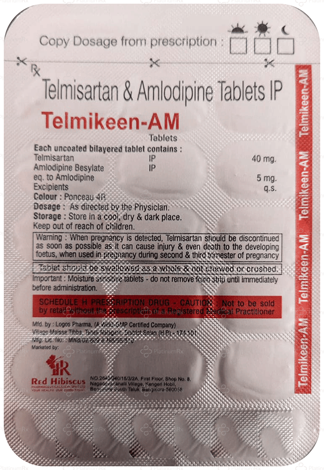 Telmikeen AM 5/40mg Tablet 15s