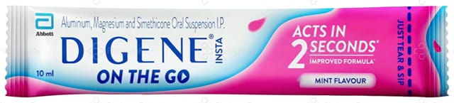Digene Insta On The Go Mint Flavour Syrup 5X10ml