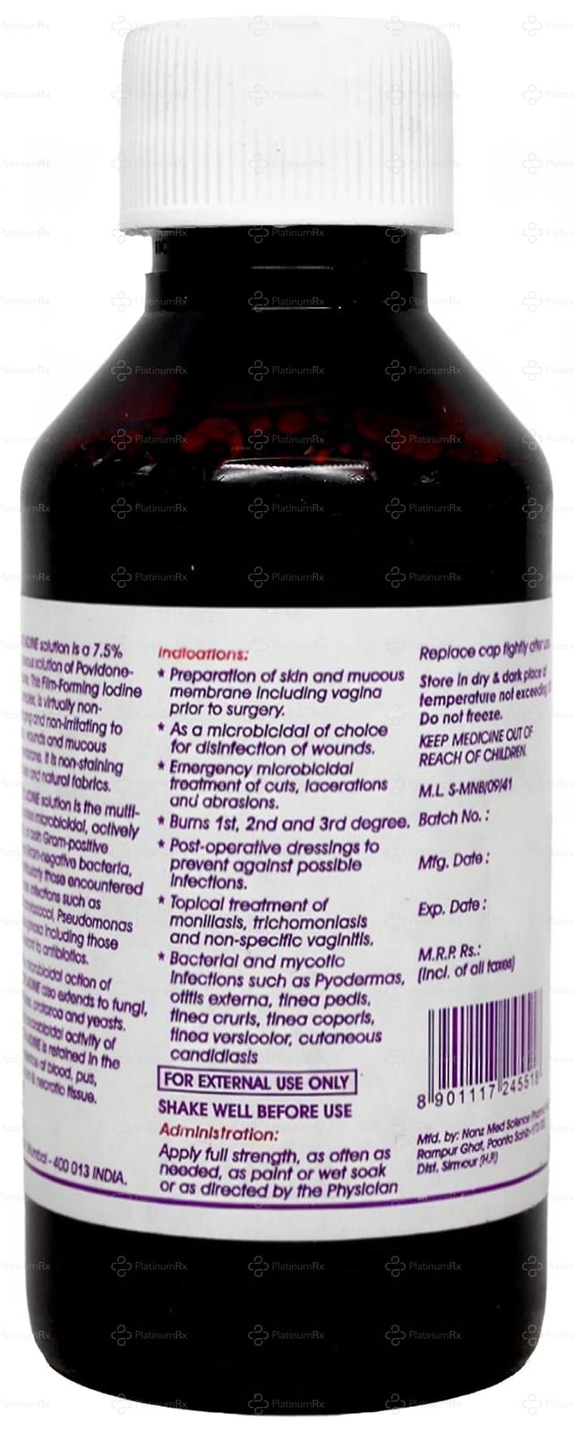 Cipladine 7.5% Solution 100ml