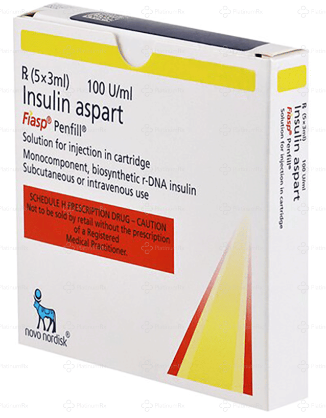 Fiasp (100IU/ml) Penfill Cartridge 1X3ml