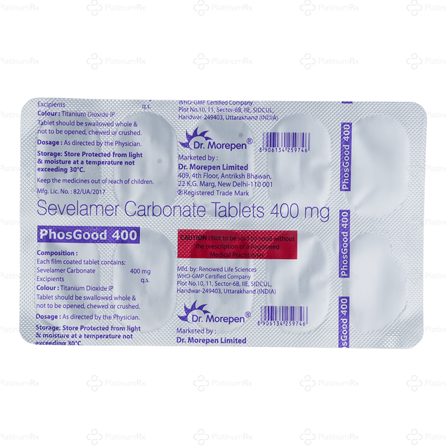 Phosgood 400mg Tablet 10s