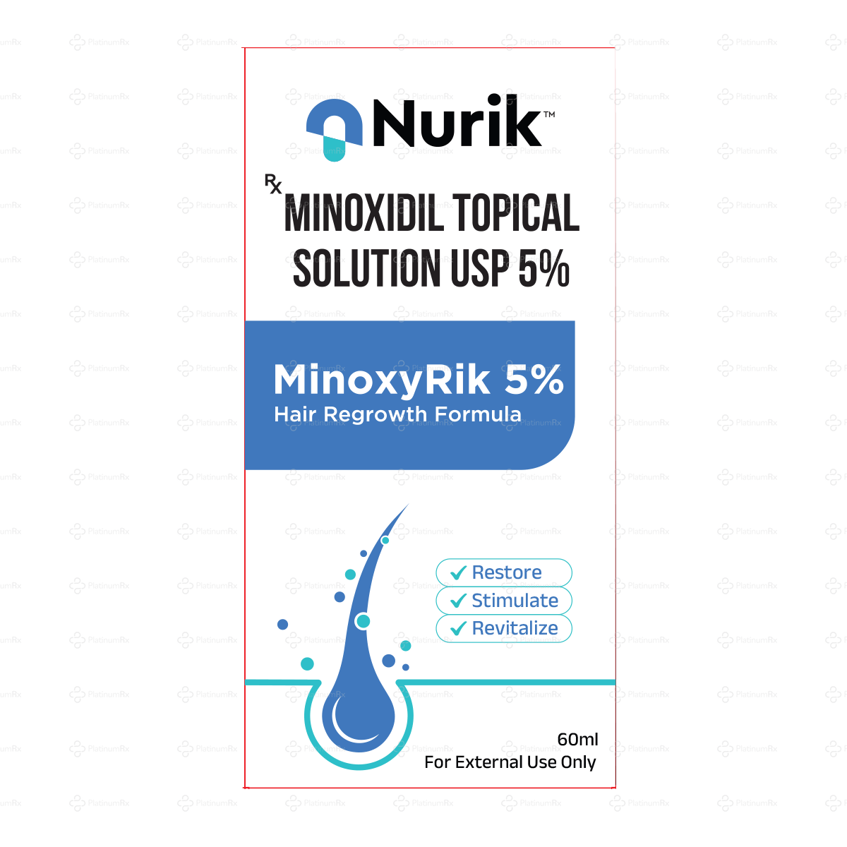 MinoxyRik 5% Minoxidil topical solution