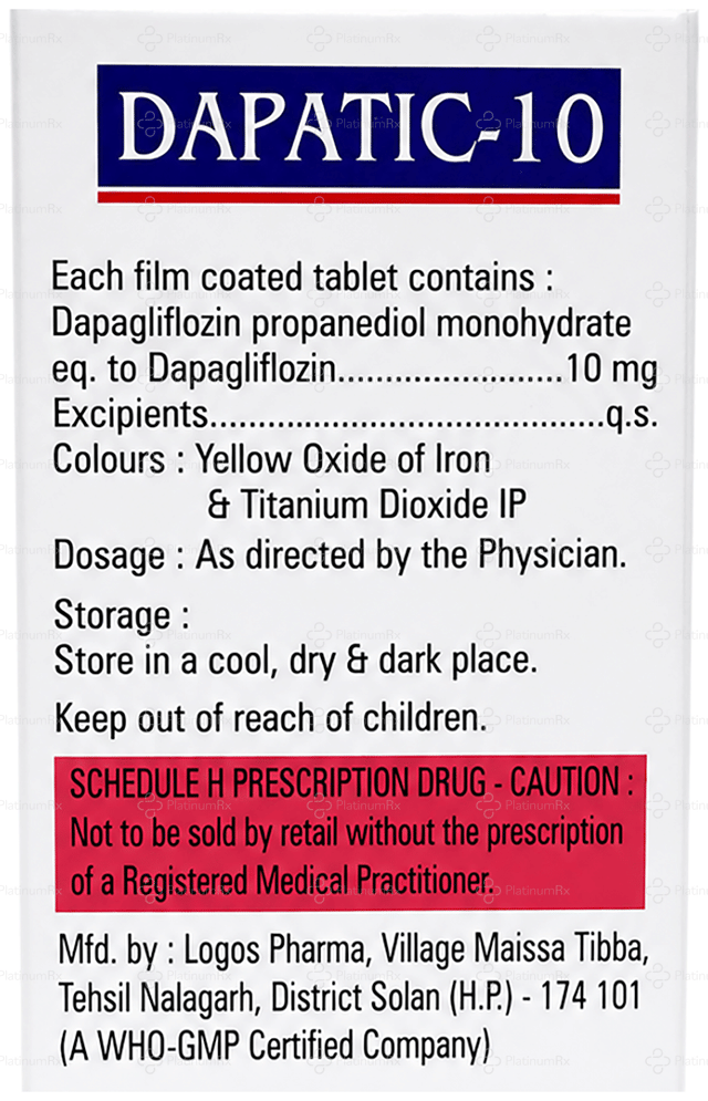 Dapatic 10mg Tablet 15s