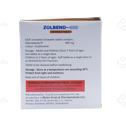 Zolbend 400mg Tablet 1s