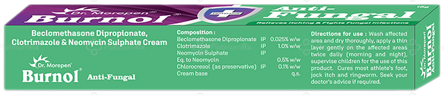 Dr. Morepen Burnol Anti Fungal Cream 15gm
