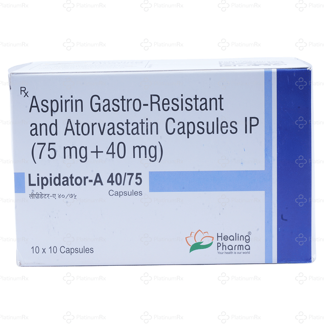 Lipidator A 40/75mg Capsule 10s