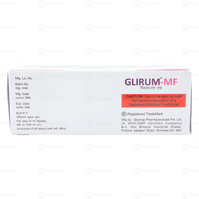 Glirum MF 5/500mg Tablet 10s