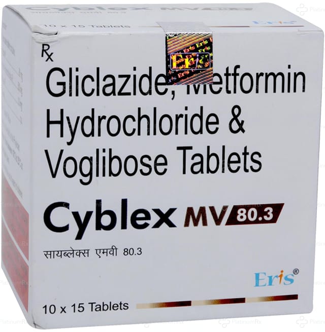 Cyblex MV 0.3/500/80mg Tablet 15s