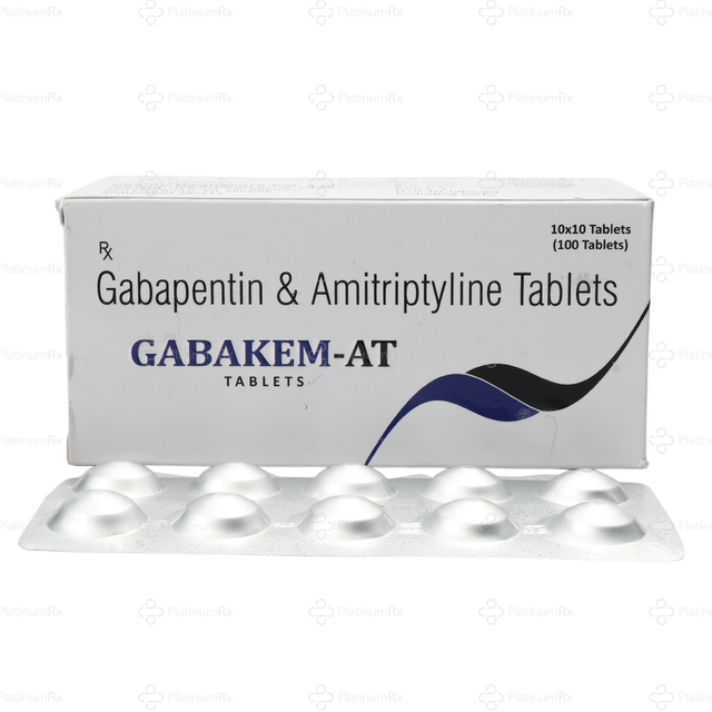 Gabakem AT 10/300mg Tablet 10s
