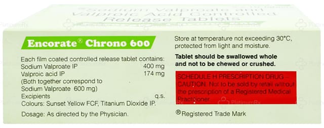 Encorate Chrono 600mg Tablet 10s