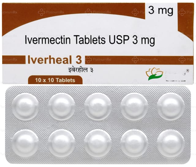 Iverheal 3mg Tablet 10s