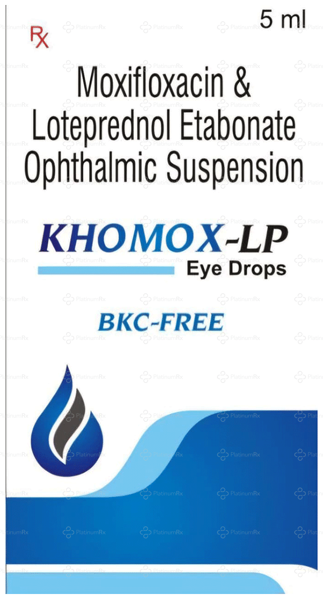 Khomox LP Ophthalmic Suspension BKC Free 5ml