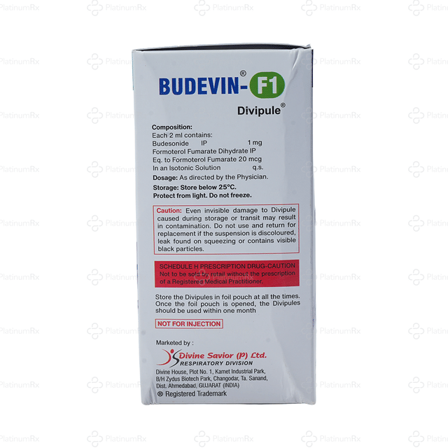 Budevin F1 Divipule Respules 5X2ml