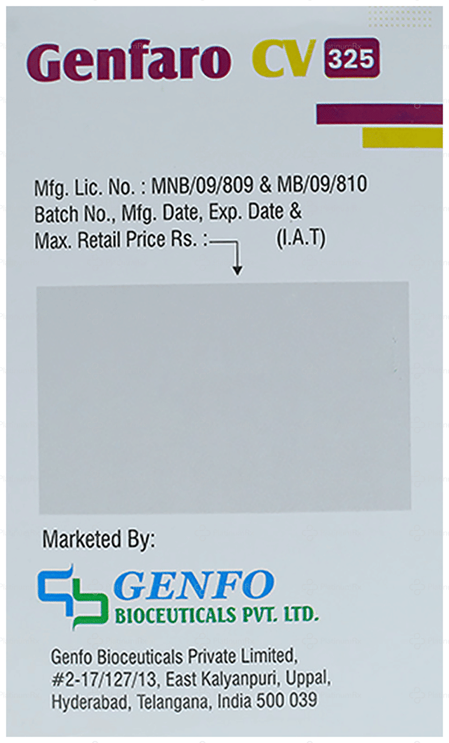 Genfaro CV 125/200mg Tablet 10s