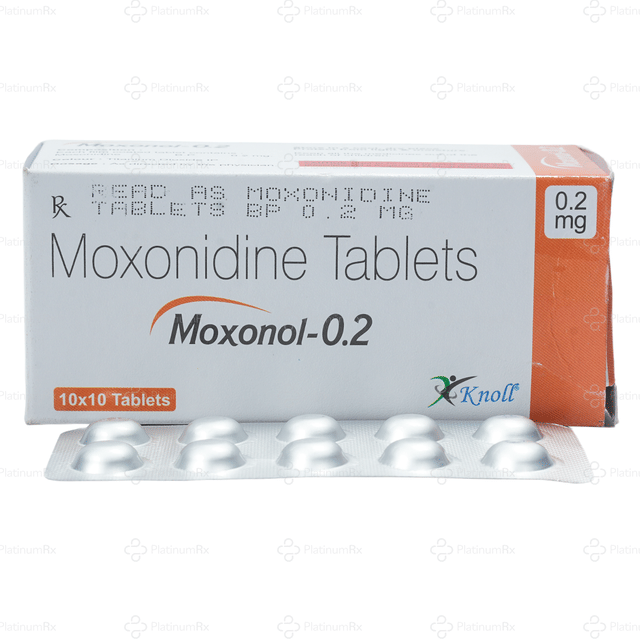 Moxonol 0.2mg Tablet 10s