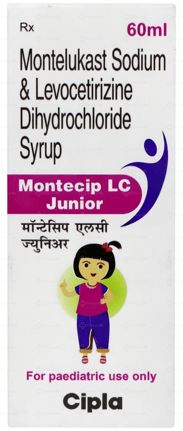 Montecip LC 2.5/4mg Junior Syrup 60ml