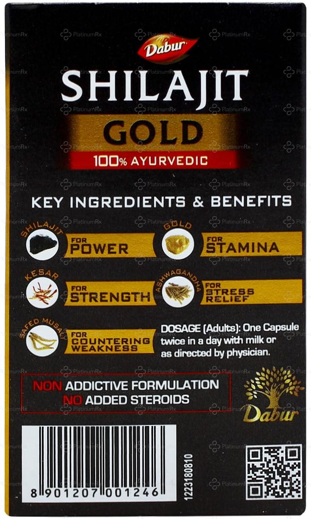 Dabur Shilajit Gold Capsule for Men 20s