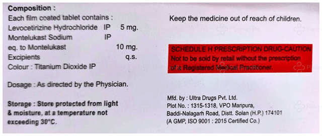 Montclear O 5/10mg Tablet 10s