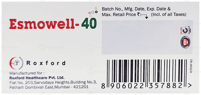 Esmowell 40mg Tablet 10s